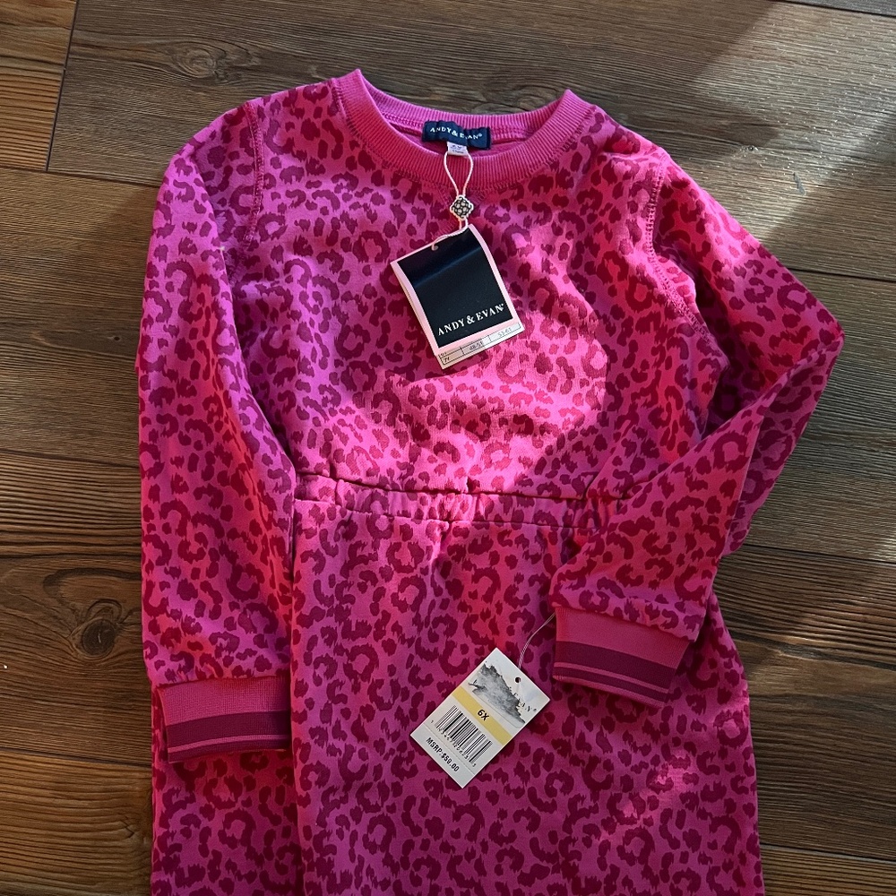 Pink Leopard Dress